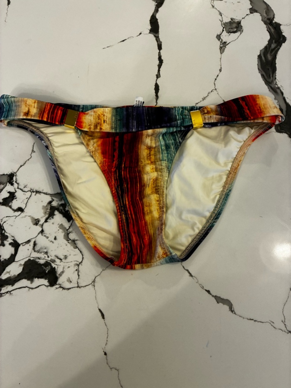 Vix Multicolor Stripe Bikini Bottoms